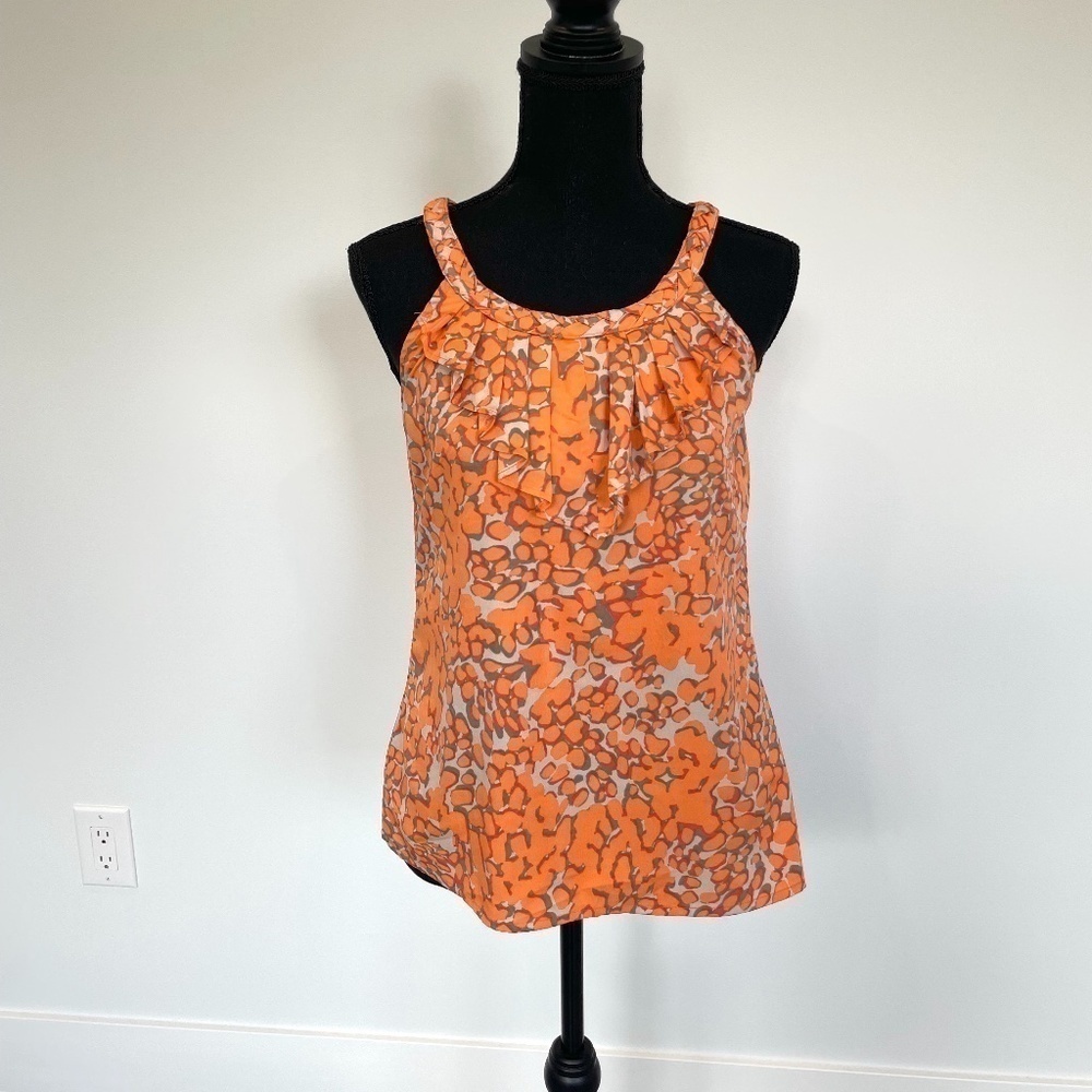Banana Republic Orange Sleeveless Top